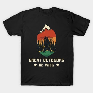 Outdoors Be Wild T-Shirt